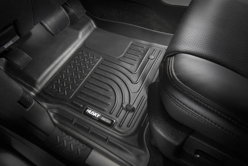 Husky Liners 16-23 Dodge Challenger Front & Second Row Black Floor Liners