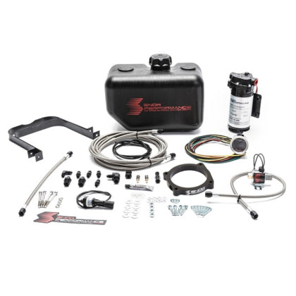 Snow Performance Stg 2 Boost Cooler Challenger/Charger Hellcat Water Injection Kit (SS Braid Line/4AN Fit)