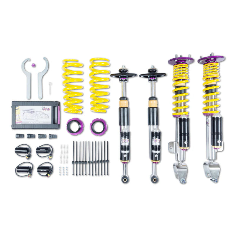 KW Suspensions V4 Coilover Kit - Triple Adjustable | Fits 2015-2023 Dodge Charger & Challenger SRT Hellcat